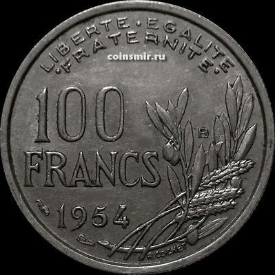 100 франков 1954 В Франция.