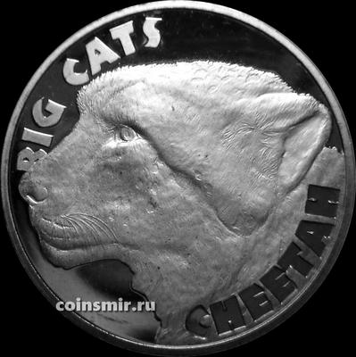 1 доллар 2020 Сьерра-Леоне. Гепард. Большие кошки.