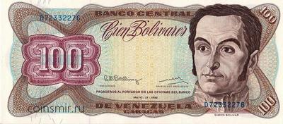 100 боливаров 1992 Венесуэла.