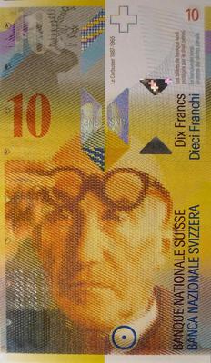 10 франков 2010 Швейцария.
