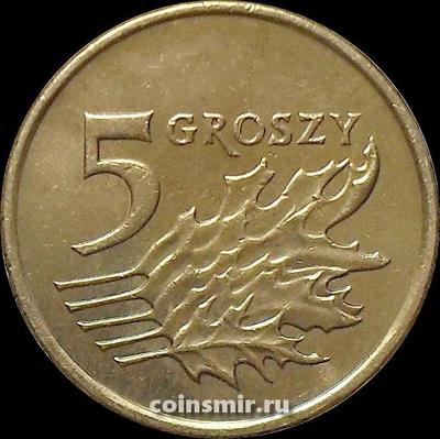 5 грошей 2010 Польша.