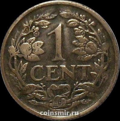 1 цент 1919 Нидерланды.