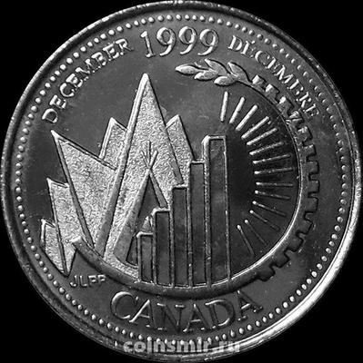25 центов 1999 Канада. Декабрь. Это Канада.