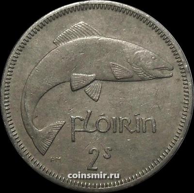1 флорин (2 шиллинга) 1961 Ирландия. Лосось.