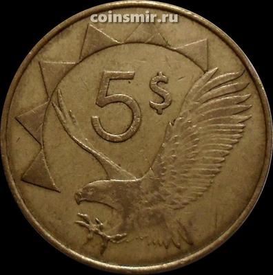 5 долларов 2012 Намибия. Орёл.