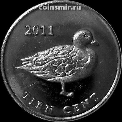 10 центов 2011 остров Саба.