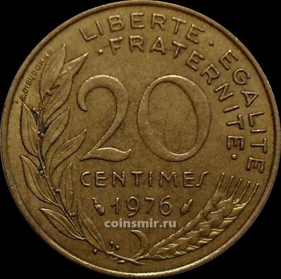 20 сантимов 1976 Франция.
