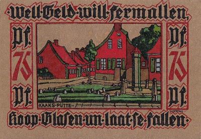 25 пфеннигов 1921 Германия г.Лер (Нижняя Саксония). Нотгельд.