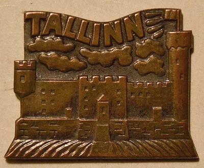 Значок Эстония. Таллин. Замок.