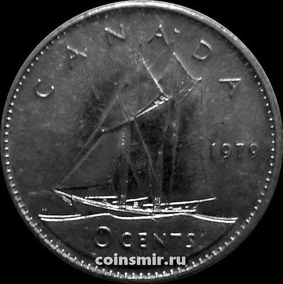10 центов 1979 Канада. Парусник.