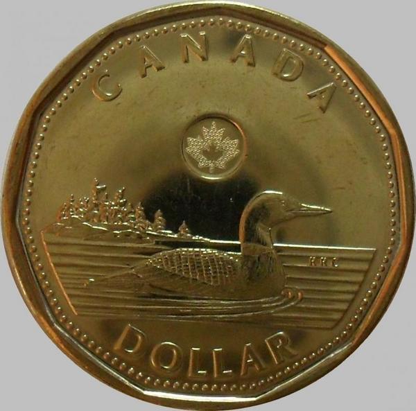 1 доллар 2012 Канада.