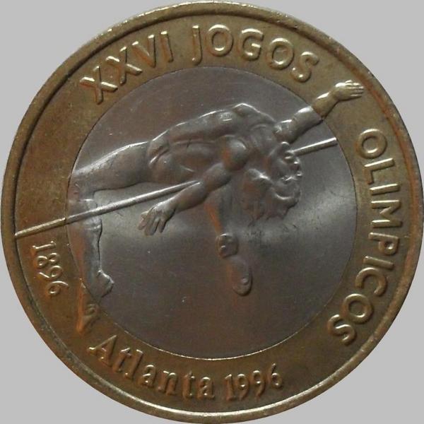 200 эскудо 1996 Португалия. Олимпиада в Атланте.