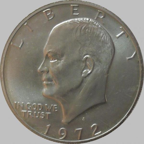 1 доллар 1972 S США. Эйзенхауэр. 