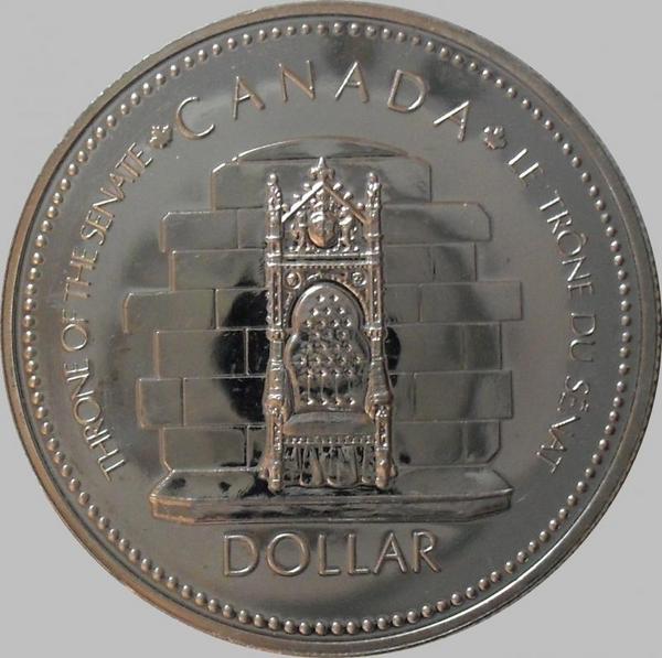 1 доллар 1977 Канада. 25 лет коронации Елизаветы II.