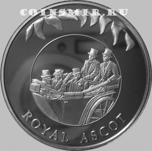 50 пенсов 2002 Фолклендские острова. Королевские скачки.