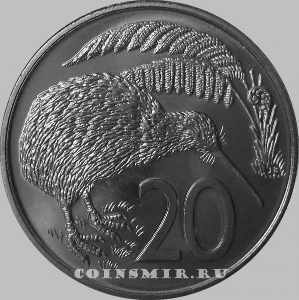 20 центов 1978 Новая Зеландия. Птица Киви.  
