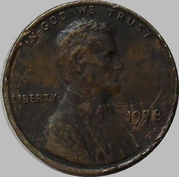 1 цент 1978 США.