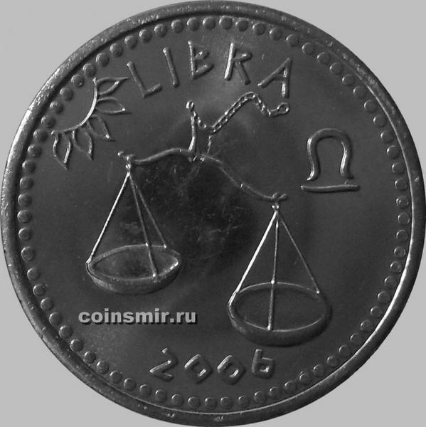 10 шиллингов 2006 Сомалиленд. Знаки зодиака. Весы.