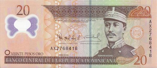 20 песо 2009 Доминиканская республика.