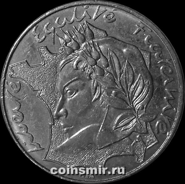 10 франков 1986 Франция.  Мадам Республика.