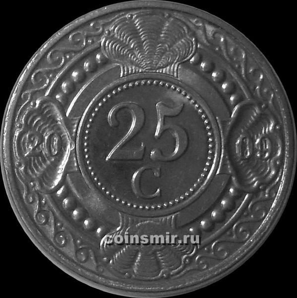 25 центов 2009 Нидерландские Антильские острова.