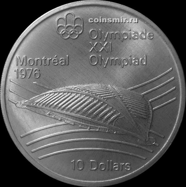 10 долларов 1976 Канада. Велодром. Олимпиада в Монреале 1976.