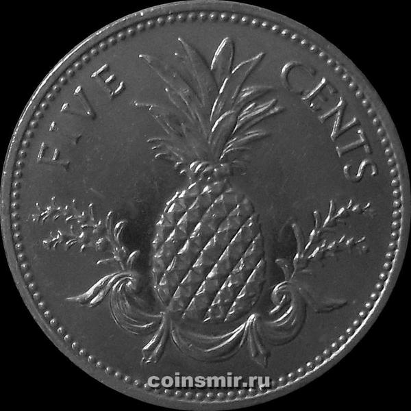 5 центов 2004 Багамские острова.