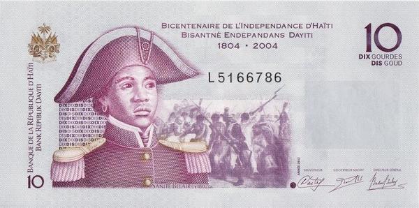 10 гурдов 2012 Гаити. 