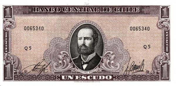 1 эскудо 1962 Чили.