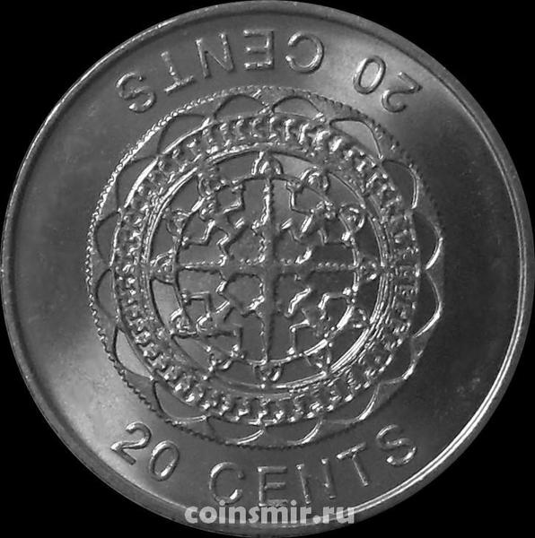 20 центов 2012 Соломоновы острова. 