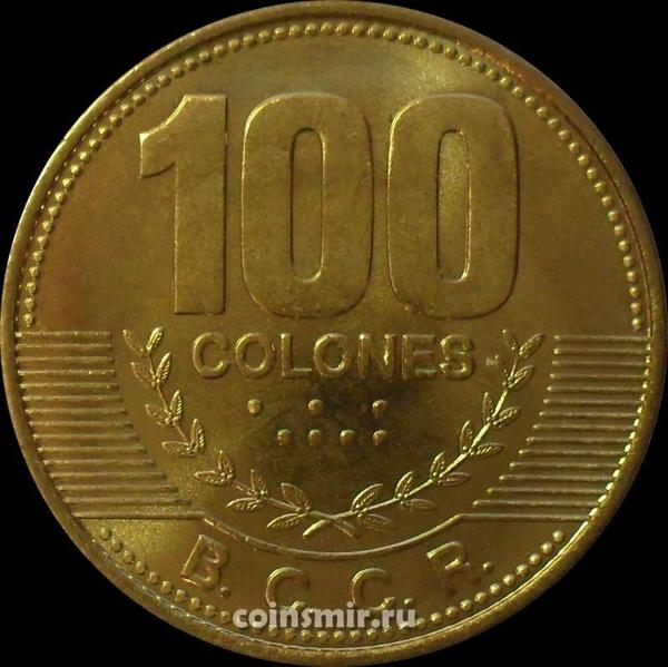 100 колонов 2007 Коста-Рика. UNC