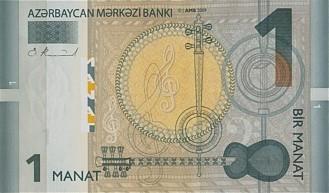 1 манат 2009 Азербайджан.