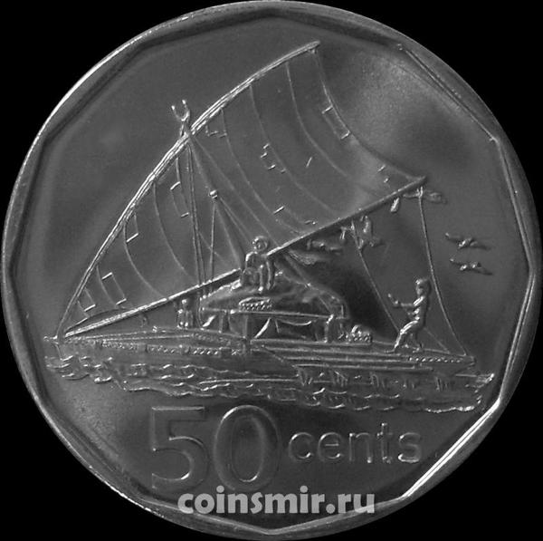 50 центов 2009 острова Фиджи.