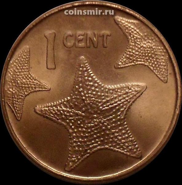 1 цент 2006 Багамские острова. Морская звезда.