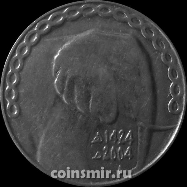 5 динаров 2004 Алжир. Слон. (в наличии 2006 год)