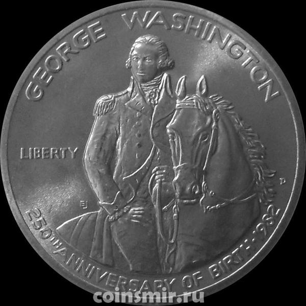 1/2 доллара 1982 D США. Джордж Вашингтон. 