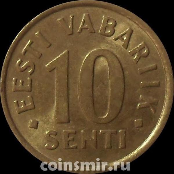 10 сентов 2002 Эстония.