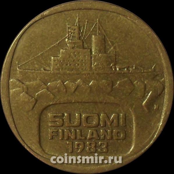 5 марок 1983 К Финляндия. Ледокол Урхо.