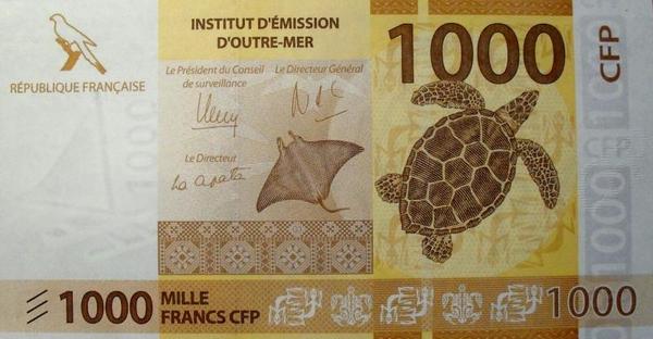 1000 франков 2014 Французские Тихоокеанские территории. 