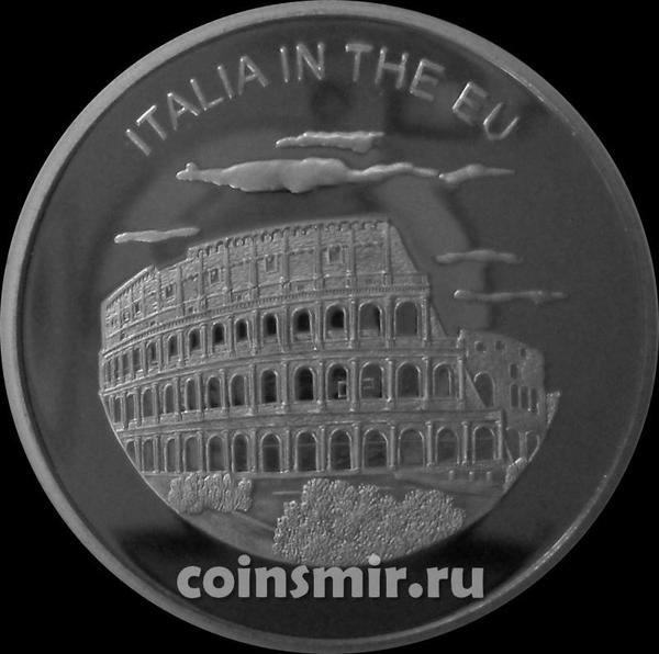 100 лир 2004 Мальтийский орден. Италия в Евросоюзе. 