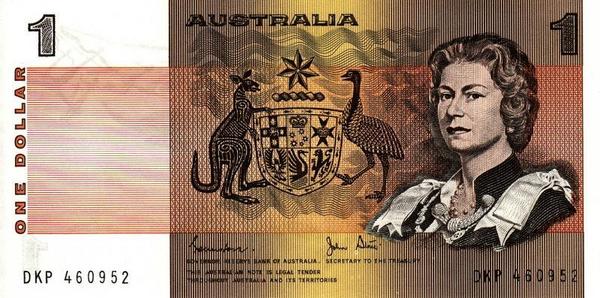 1 доллар 1974-1983 Австралия.