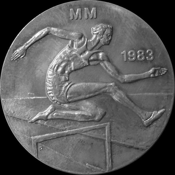 50 марок 1983 Финляндия. 1-ый Чемпионат мира по лёгкой атлетике.