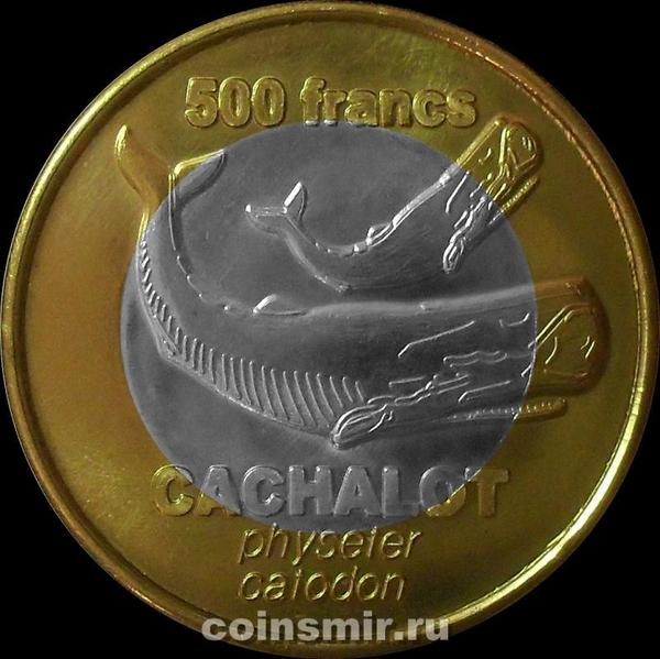 500 франков 2011 острова Крозе. Кашалот. 