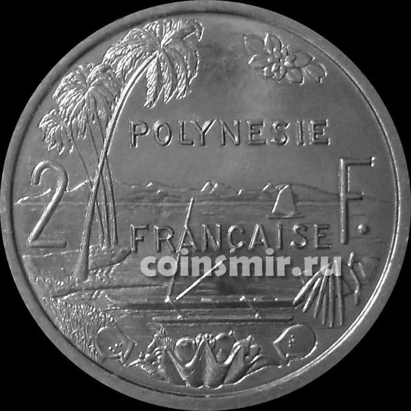 2 франка 2012 Французская Полинезия. (в наличии 2014 год)