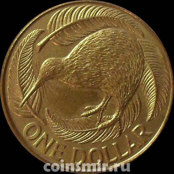 1 доллар 1990 Новая Зеландия. Птица киви.