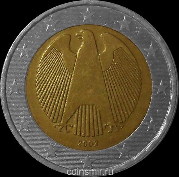 2 евро 2002 F Германия. Орёл. VF