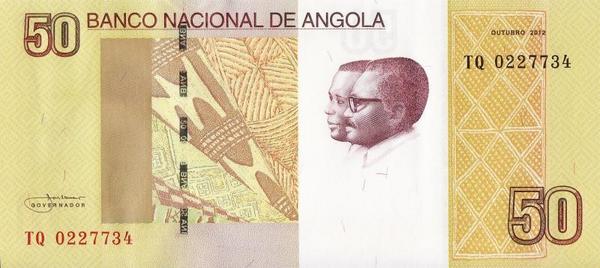 50 кванз 2012 Ангола. 