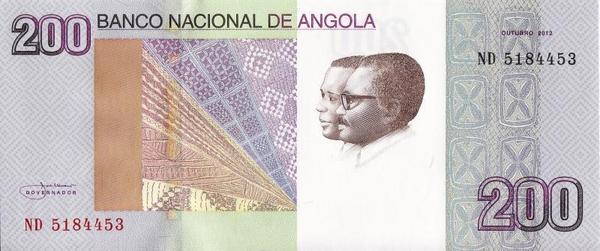 200 кванз 2012 Ангола. 