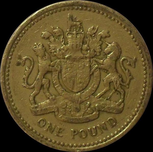 1 фунт 1983 Великобритания.