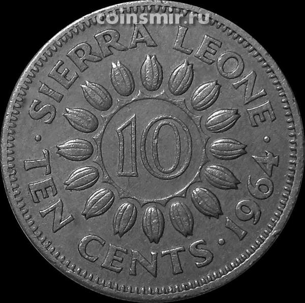 10 центов 1964 Сьерра-Леоне.